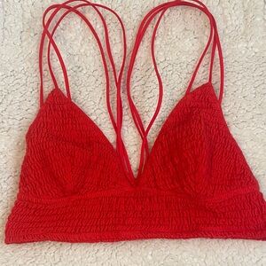 Free People Red Cami